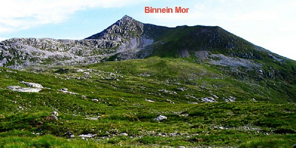 looking back at Binnein Mor, obviously the bigger brother